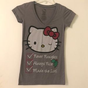 Hello Kitty Top in Gray